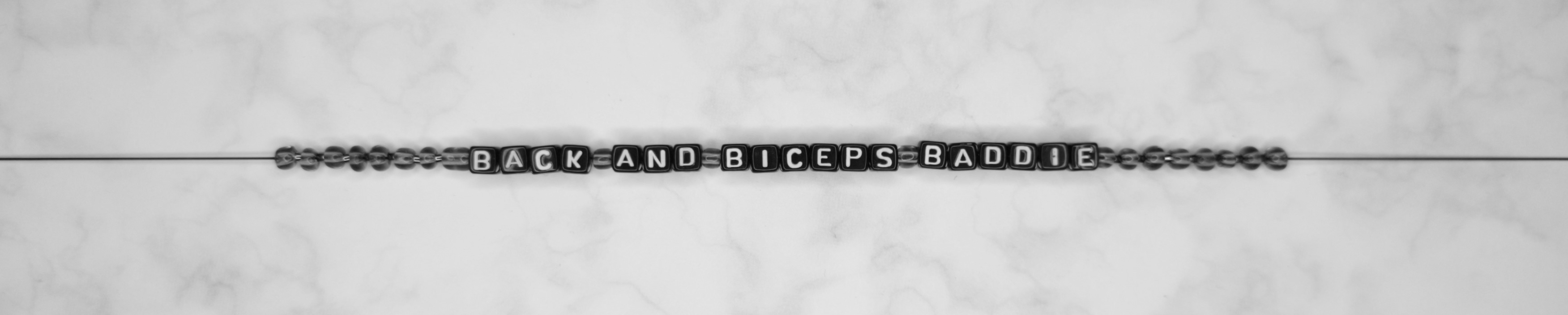 back and biceps baddie