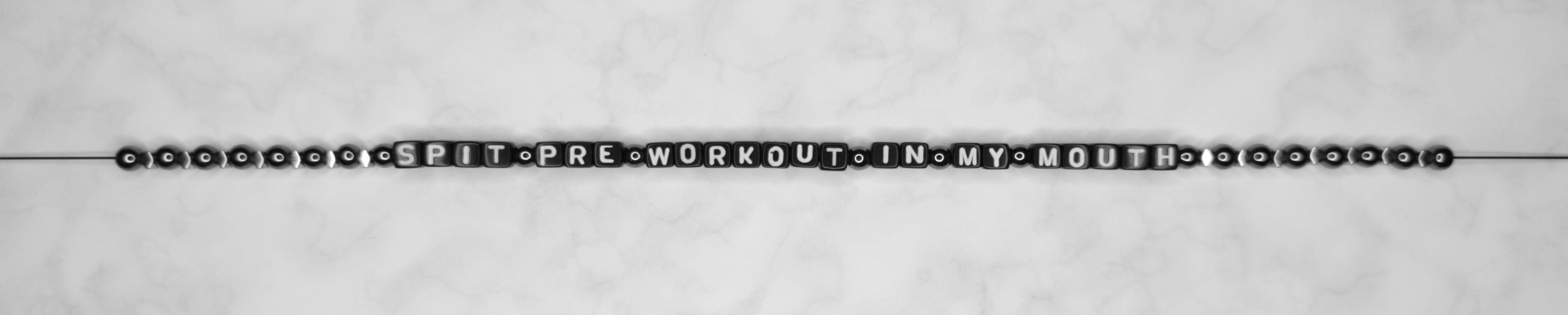 spit pre workout in my mouth